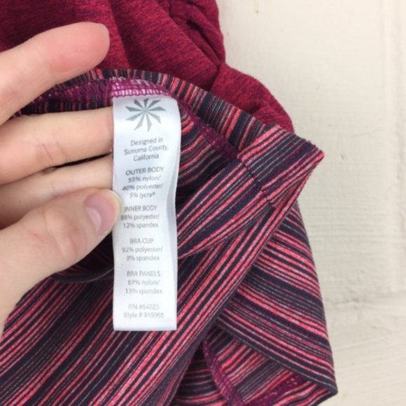 Athleta Royal Pigeon Double Layer Side Cinch Tank Size Small - Picture 7 of 8